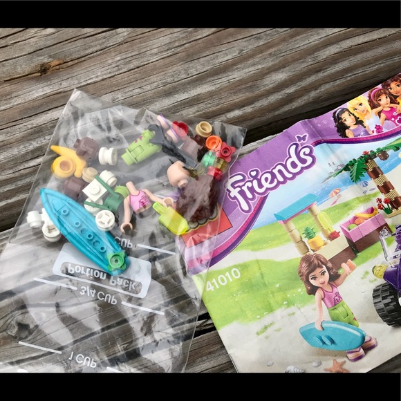 100% Complete 2 LEGO FRIENDS 41085 41010 Pets Beach Buggy Building Block Sets - Picture 8 of 8